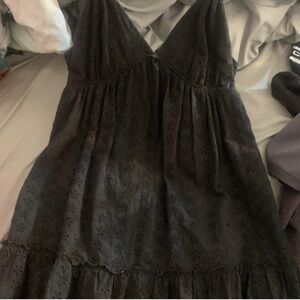 Wild Fable Black Textured Top